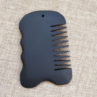 Natural Bianstone Comb Scraping Meridian Massage Thickened Edema Care Hairdressing Dredging Soothing
