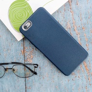 Phone Case For Apple iPhone 6s Plus 6 Plus Premium Faux Leather Rubberized TPU Skin-Friendly Touch B