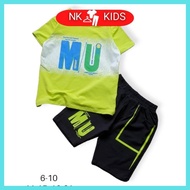 Boys' Suits From 30-60kg cotton Type 1 4-Way Stretch Elastic Combined With Short Pants NK FASHION KI