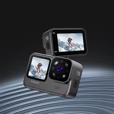 V9 Action Camera 5K 30fps 4K60FPS WiFi Anti-shake Go With Remote Control Screen Waterproof Sport Cam