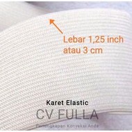 Elastic Rubber Width 1 1 1/ 4 inch 3cm