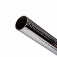 CURTAIN Pipe or Tube (chrome) per FOOT/METER 1/2, 3/4, 1