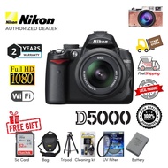 Nikon D5000 kit 18-55mm VR original FLIP SCREENS with Free Extra Battery Original(2 years warranty)