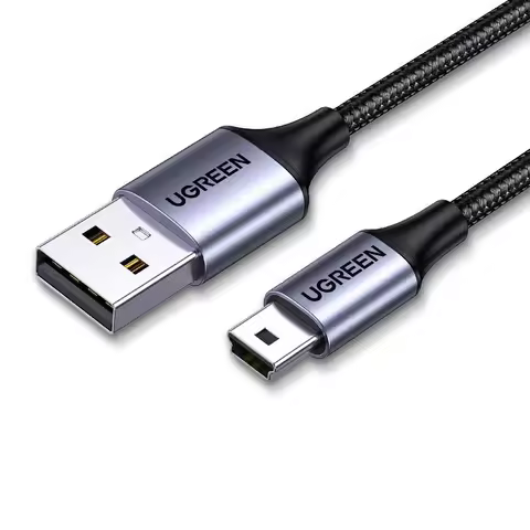 UGREEN Mini USB Cable USB 2.0 Type a to Mini B Cable Nylon Braided Charging Cord