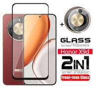 2 in 1 Screen Protector Tempered Glass Film For Honor X9d X9c smart X9dsmart X9csmart HonorX9d X9 d 