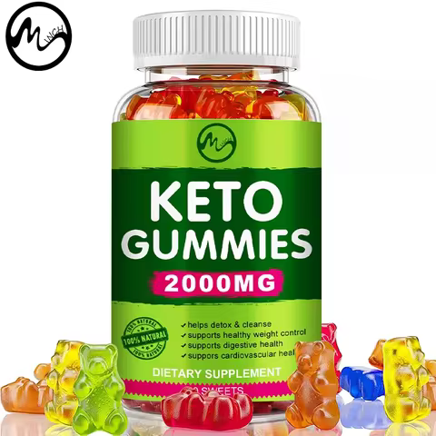 Minch 60 Count Keto Gummies Ketone Fat Body Management Burner Green Apple Cider Vinegar Vitamin Bear