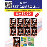 SET COMBO 3 - KERTAS RAMALAN SPM & 1088 SOALAN SEJARAH