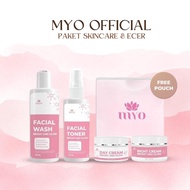 PAKET SKINCARE / SERUM MAYRA MYO OFFICIAL SATU SET SKIN CARE MYO SET SKINCARE WHITENING GLOW 1 SET 4