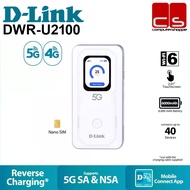 D-Link DWR-U2100 (5G WiFi Hotspot Mobile Router / Touchscreen / Power Bank / Global Roaming)