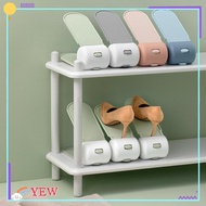 YEW Shoe Rack, Plastic Double Layer Double Stand Shelf,  Adjustable Durable Space Savers Cabinets Shoe Storage Home