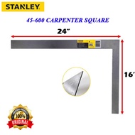 STANLEY 45-600 Steel Carpenter Square (24" X 16") TRY SQUARE L RULER