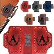 Magnetic Leather Pen Holder Bookmark Custom Bygone Mark Erebloom Book Makers Customized Bookmarks Ch