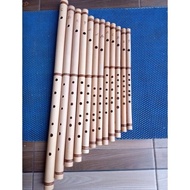 Suling Dangdut Suling Bambu 1Set Isi 12 Biji