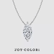 【JOY COLORi】50分 18K白金 經典恆星馬眼鑽石項鍊