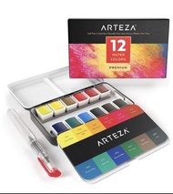 Artzea 12色固體水彩盒