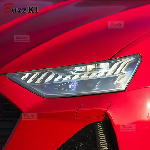 For Audi RS3 8V RS4 B8 B9 RS5 RS6 RS7 TTRS Accessories 2 Pcs Car Front Light Transparent TPU Sticker