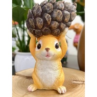Little Squirrel Decoration Outdoor Garden Balcony Desktop Cute Animal Decoration Gardening Courtyard