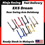 EX5 Dream Rear Swing Arm Fork Arm Belakang STD Standard Swingarm Siap Bush Black New Blue New Red Wh