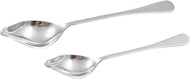 Zoie + Chloe Stainless Steel Saucier Drizzle Spoon with Tapered Spout - Set of 2