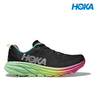 Hoka Men Rincon 3 Wide Running Shoes - Black / Silver