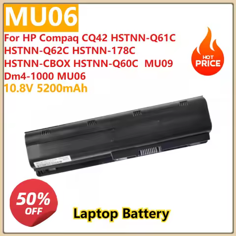 10.8V 5200mAh Laptop Battery for HP Compaq CQ42 HSTNN-Q61C HSTNN-Q62C HSTNN-178C HSTNN-CBOX HSTNN-Q6