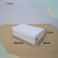 (ISI 20)Kardus Box Sepatu 325x18x115 cm Dus Sepatu/Box Die Cut Polos (Bisa Custom) - Tokodus Bandung