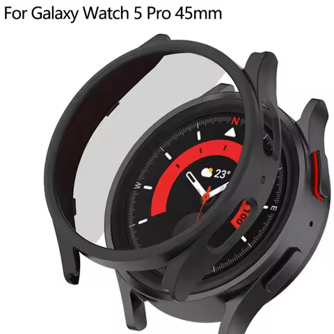 TPU Cover Case for Samsung Galaxy Watch 5 Pro 45mm Protective Full Screen Cover Bumper Cases Accesso