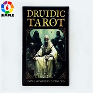 DRUIDIC TAROT Cards A 78pcs Deck Mysterious Divination Tarot Card