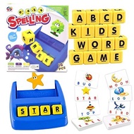 Matching Letter Game for Kids, Learning Toys for 3-8 Kids Spelling Toys Words Puzzle Toys Letter Mat