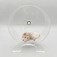 ≈Quiet Acrylic Hamster Running Wheel Chipmunk Small Pet Exercise Wheel Hamster Toy Hamster Acces ☫A