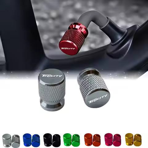 For Yamaha Tricity 300 155 125 Tricity300 Tricity125 2015-2026 Motorcycle Wheel Valve Caps 2pcs, Tir