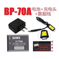 Suitable for Samsung ES65 ST60 PL120 PL170 ES70 ES75 Camera BP-70A Battery+Charger
