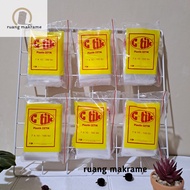 Clear plastic clip zip lock ziplock clip zipper cetik ctik seal 7x10 7 x 10 cm 100 sheets