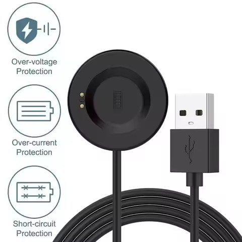Magnetic Charging Cable for iTECH Fusion 2/3 Smartwatch 1m 5V Type C Charger