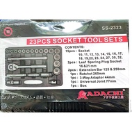 ADACHI 23PCS SOCKET TOOLS SETS SS-2323 (6POINT SOCKKET)