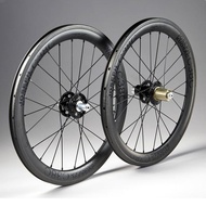 JOSEPH KUOSAC C38C 20 INCH CARBON WHEELSET - 406 - BLACK DECAL