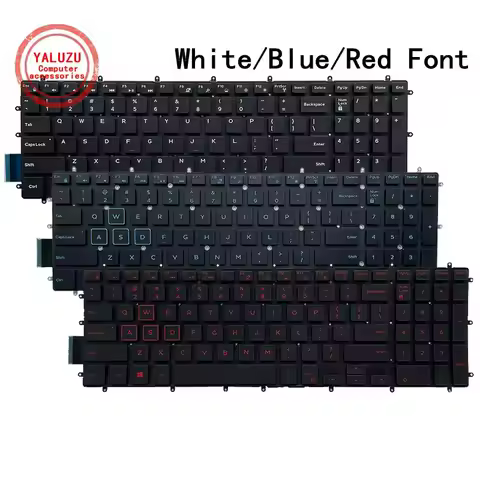 US Laptop Keyboard For Dell G3 3500 3579 3779 3590 G5 5500 5587 5590 5575 G7 7580 7588 7790 7590 Vos