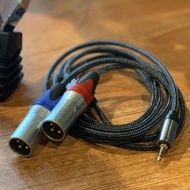 3.5mm to XLR stereo mini cable (KMS2XM)