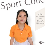 เสื้อโปโล คอปก แขนสั้น สีชมพู สีชมพูอ่อน สีม่วง สีม่วงอ่อน สีส้ม สีดำ เสื้อคอปก เสื้อโปโลแขนสั้น | ผ