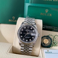 ROLEX DATEJUST 36 BLACK DIAMOND 126234 BNIB 2024