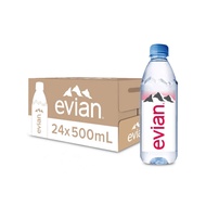 Evian Natural Mineral Water 24 bottles x 500ml