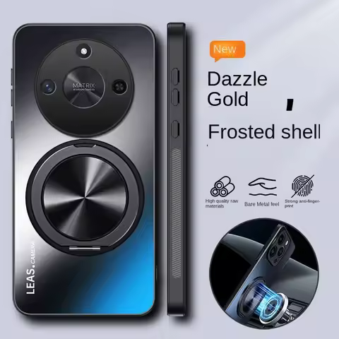 Para Huawei Honor X9C X9B X9A funda dura mate con soporte de anillo funda protectora trasera magnéti