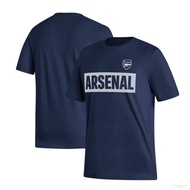 XY Arsenal Unisex Jersey Retro Football Tshirts Training Short Sleeve Sports Tee Navy Blue Plus Size YX