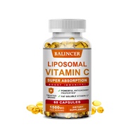 Liposomal Vitamin C Capsules - ปรับปรุงสุขภาพโดยรวม ผิวแข็งแรง 30/60/120 แคปซูล