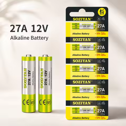 Alkaline Button Battery 27A 12V 5-100PCS A27 G27A MN27 MS27 GP27 V27GA ALK27A Replacement for Remote