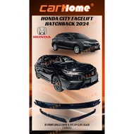 HONDA CITY 2024 HATCHBACK RS FACELIFT GN5 FRONT GRILLE TOP MOULDING GARNISH EYE LIP GLOSS BLACK
