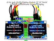 0.96 Inch OLED Display Module I2C IIC Serial 128X64 Monochrome Display Arduino