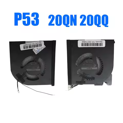 For Lenovo For ThinkPad P53 20QN 20QQ MG75090V1-C181-S9A MG75090V1-C191-S9A DC5V Laptop Fan