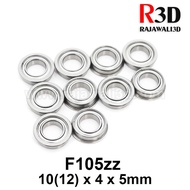 Ball Bearing MF105zz F105z Miniature 5x10x4mm Steel