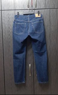 美國製(Made in USA)-正品Levis LMC原色藍牛皮標直筒牛仔褲31-32腰8.8成新~尺寸：標示31腰,實際可穿至32腰